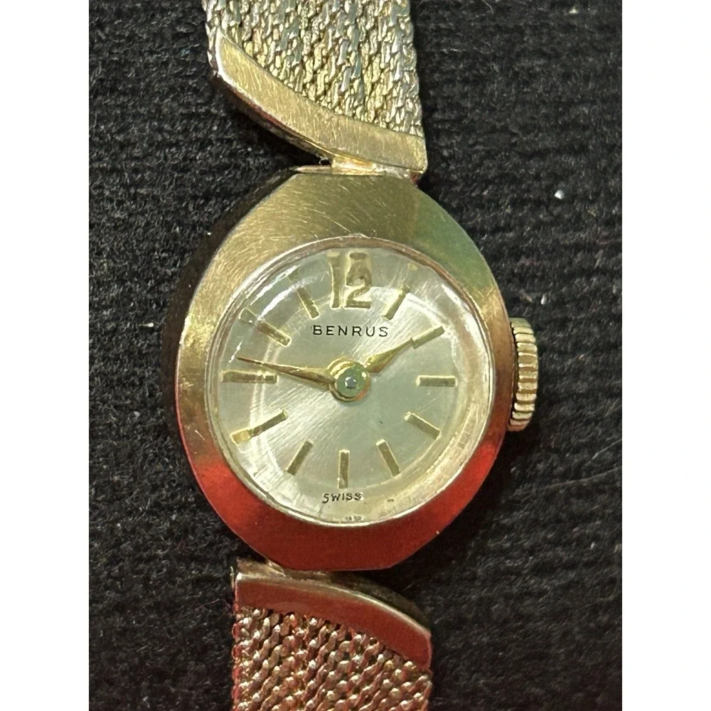 Vintage Benrus Ladies‎ Mechanical Watch 20 Micron Electroplate 10KGF Band - Picture 2 of 15